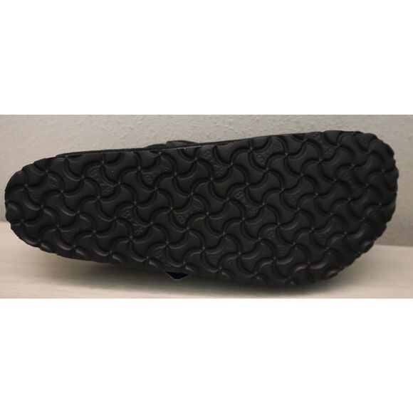 Birkenstock 0660471 Men's Sz 43 US 10 Black Suede Boston Soft Footbed Clogs - Picture 9 of 15